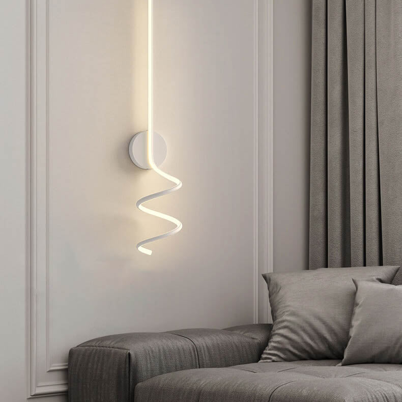 GlowWave - Strakke LED Wandlamp met Boogdesign