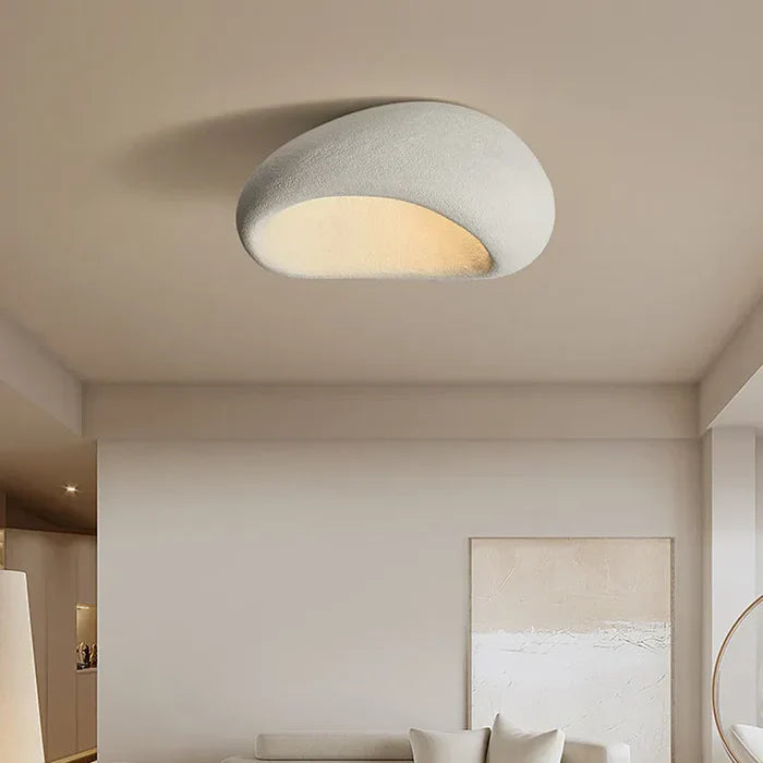 SereneAura Ceiling Light – Natuurlijke Wabi Sabi Verlichting