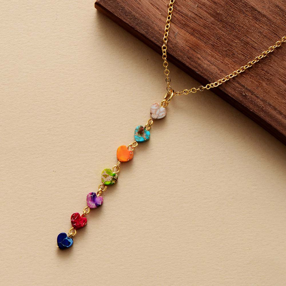 Astra Pendant Necklace - 7 Chakra Hanger voor Balans