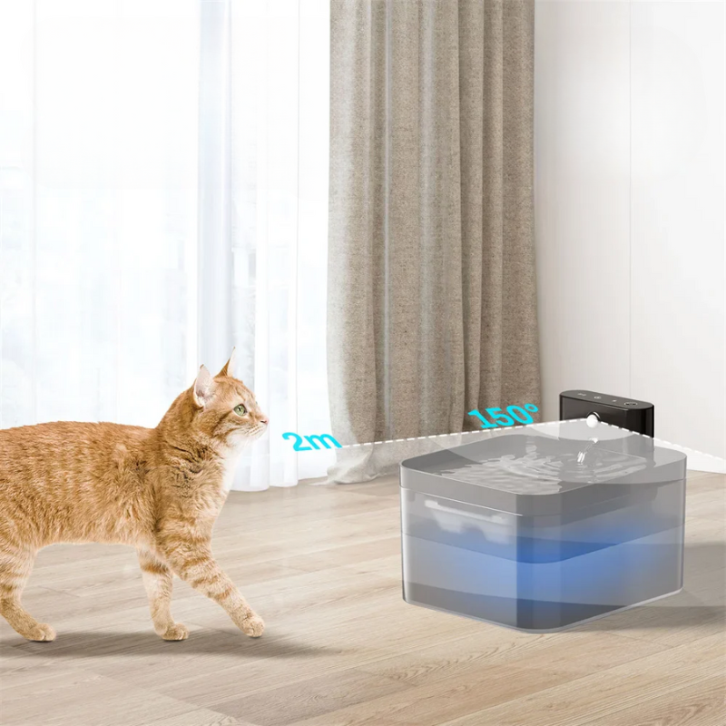 PureFlow Fountain - Slimme Draadloze Waterfontein voor Katten