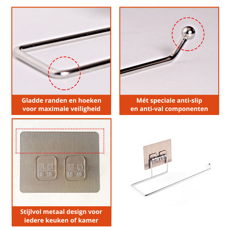 RollMate Holder – Praktische Keukenrol Houders Set