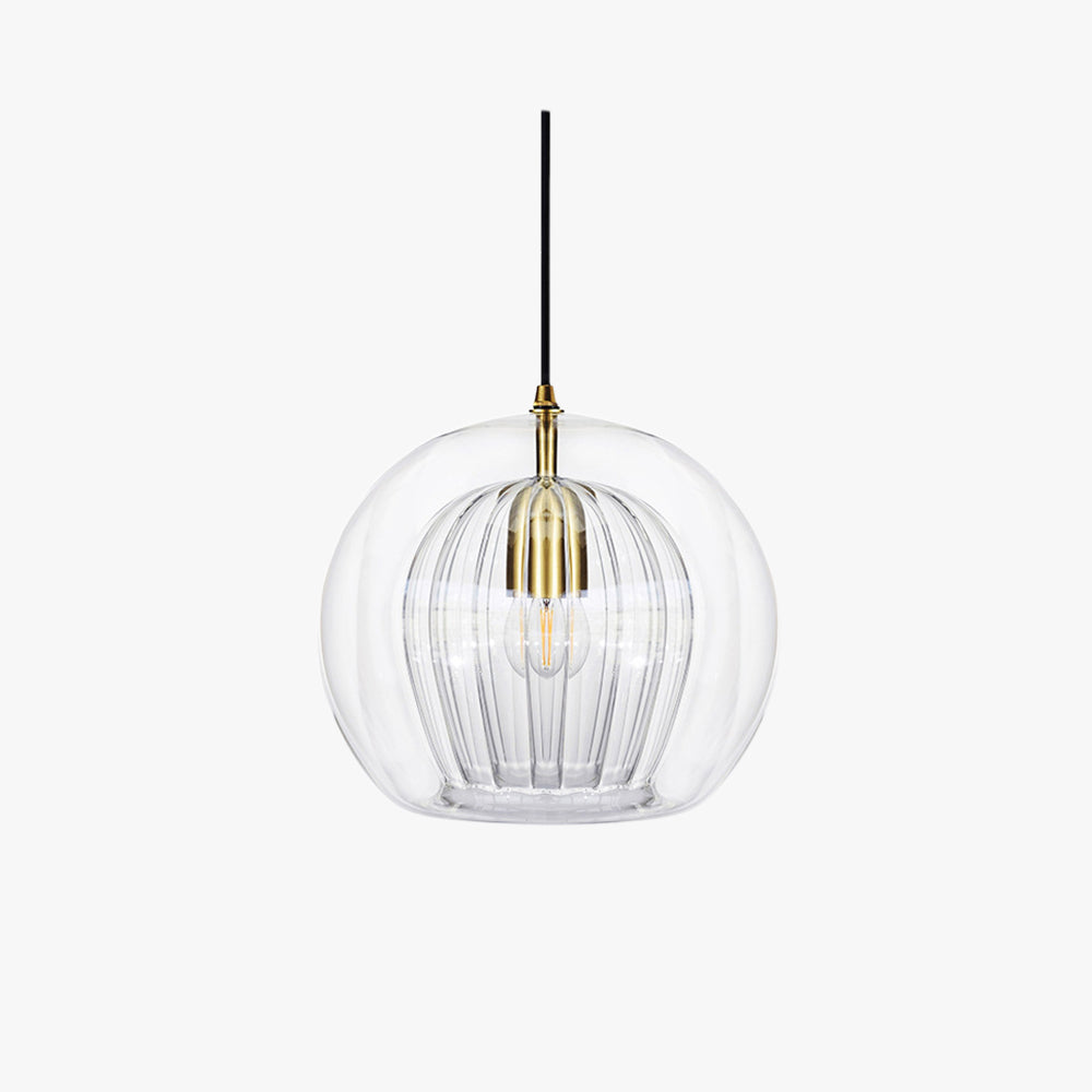 AmberGlow Pendant - Luxe Hanglamp voor een Sfeervolle Ambiance