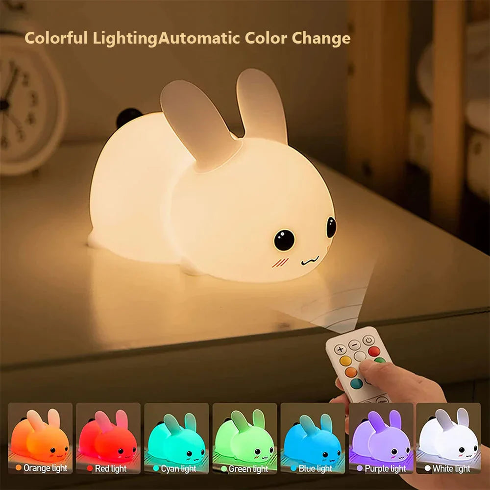 BunnyGlow – Schattig LED Nachtlampje voor Kids