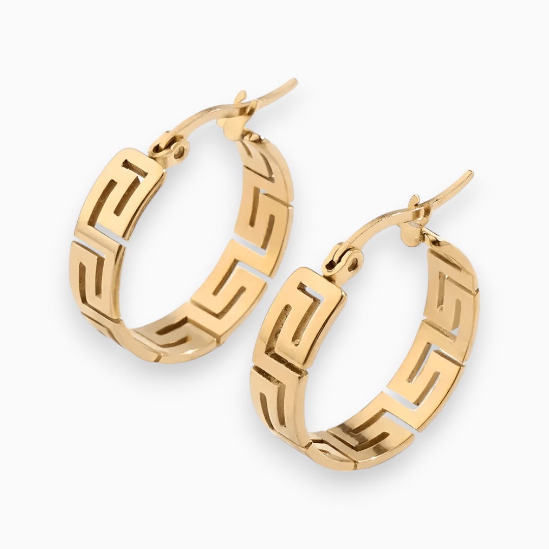 EleganceEarrings - Luxe Lila Oorbellen