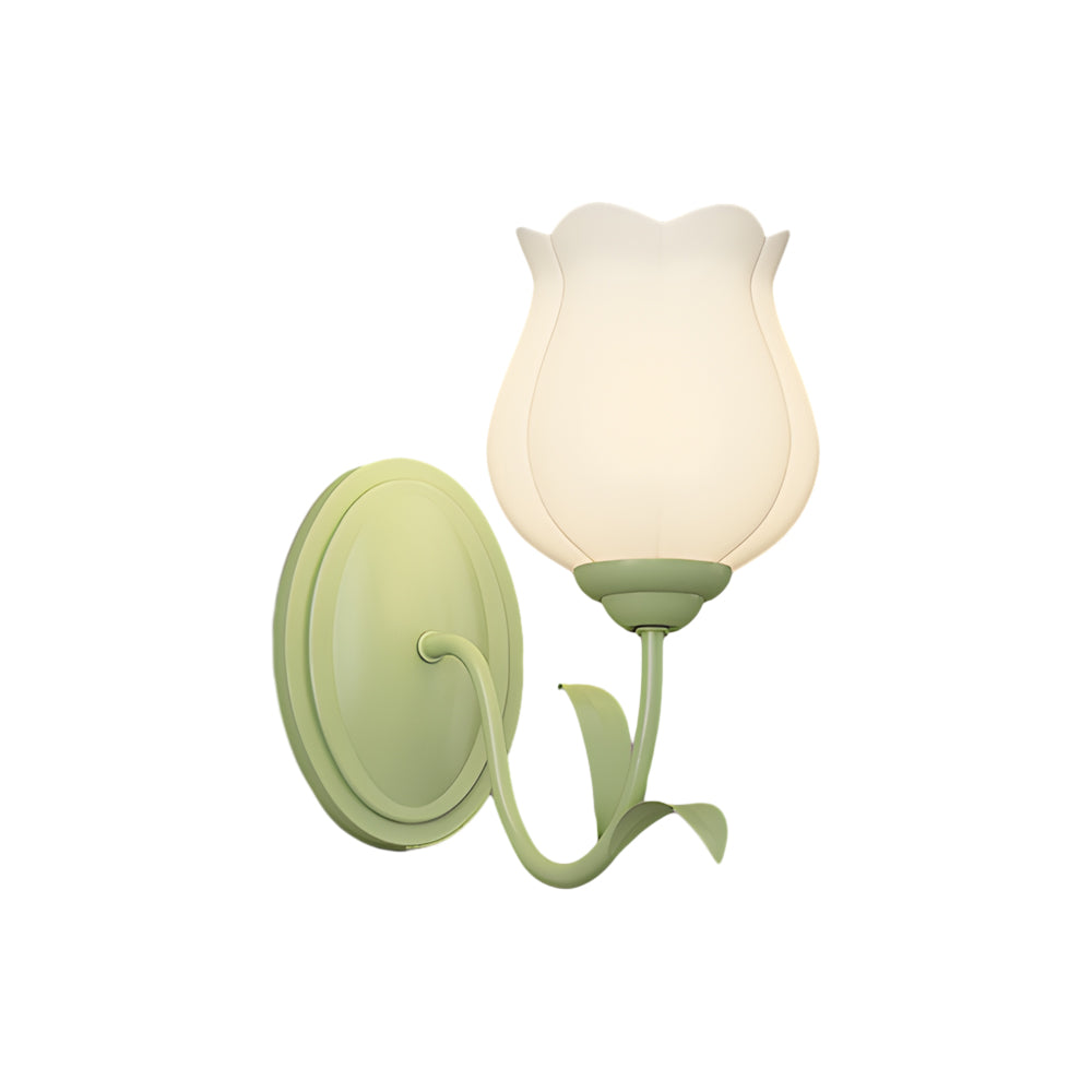 FloraGlow - 3D Glas Bloemenwandlamp voor Sfeerverlichting