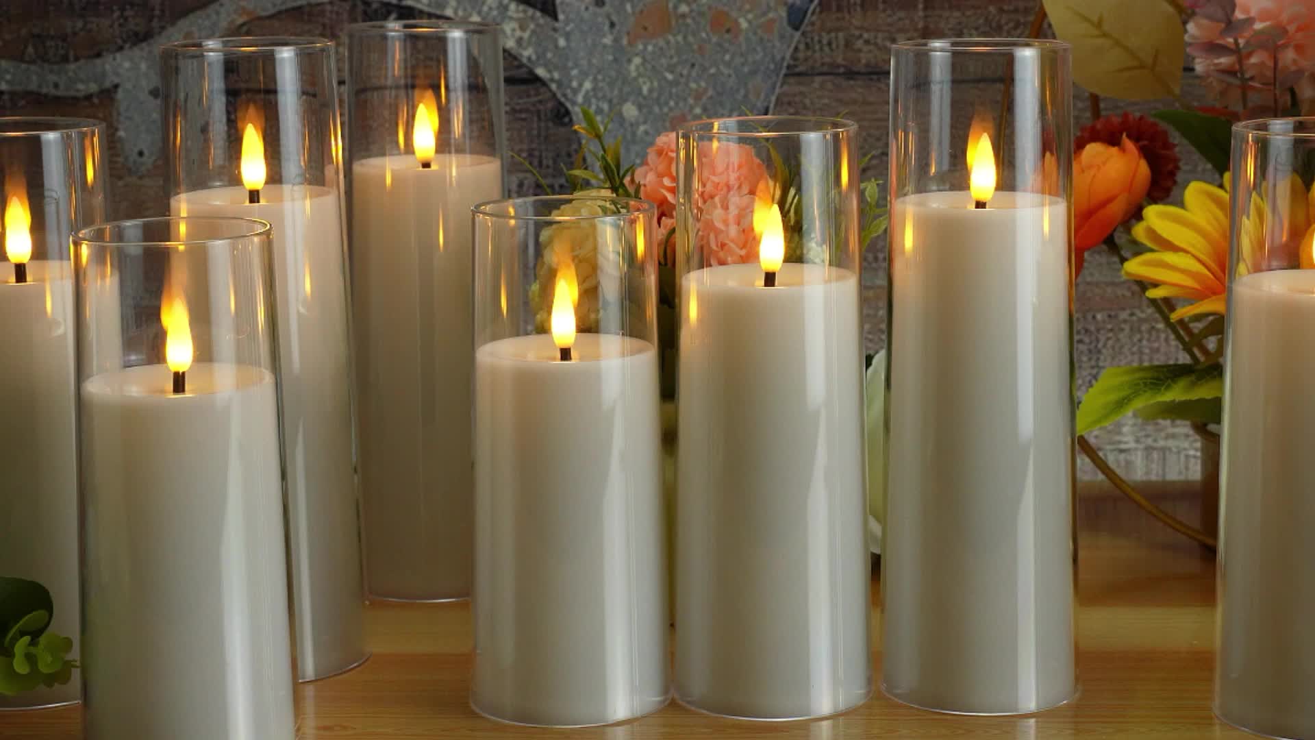 GlowCandle – Set van 5 LED Kaarsen met Afstandsbediening