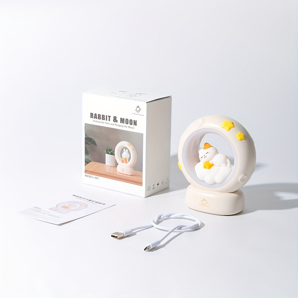 SleepyCat Lamp - Dimbare USB Kat Nachtlamp