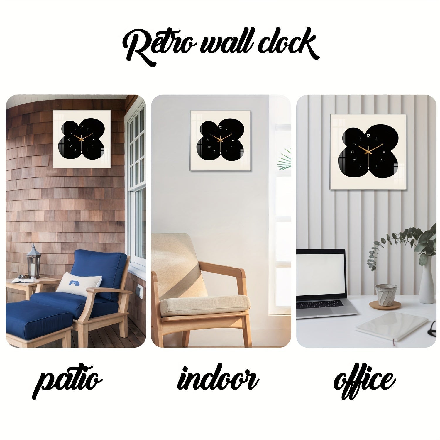 FloralTime Clock - Elegante Wandklok met Bloemen