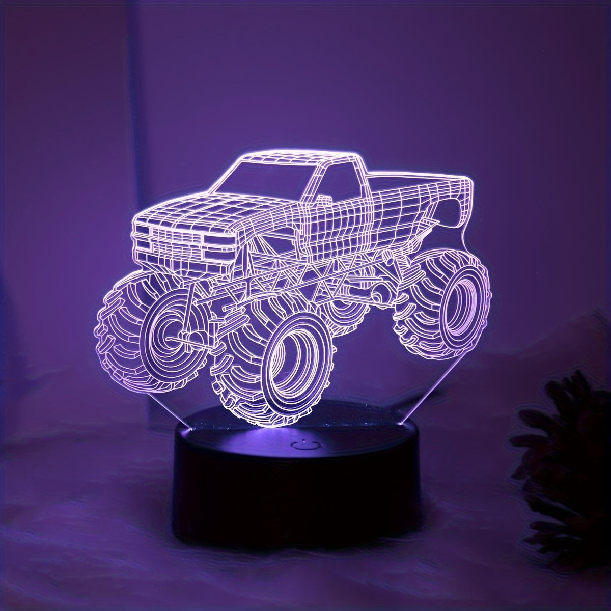 TruckGlow – 3D LED Nachtlamp met Monster Truck Design
