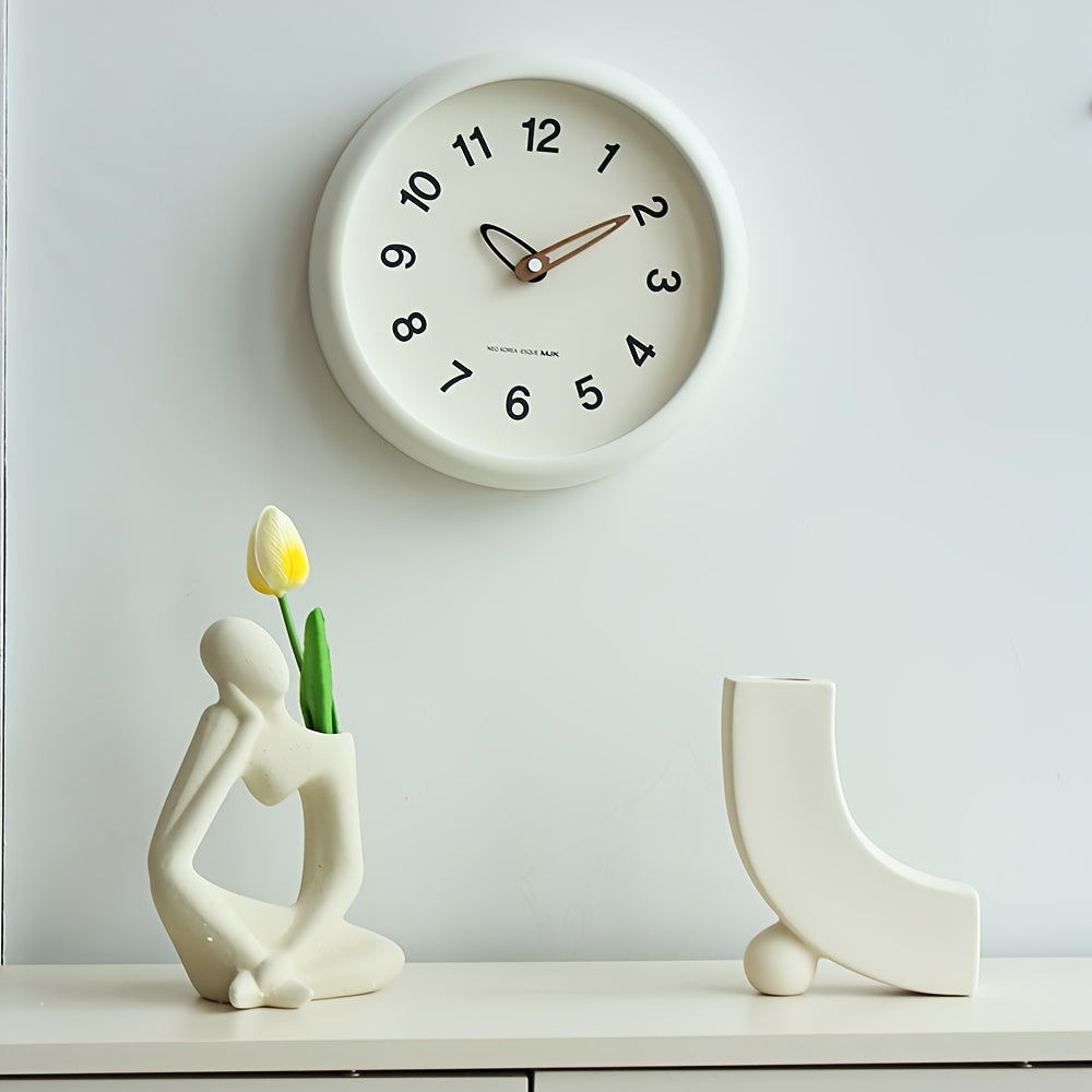 SilenceTime Clock – Elegante 10-Inch Wandklok voor Thuis