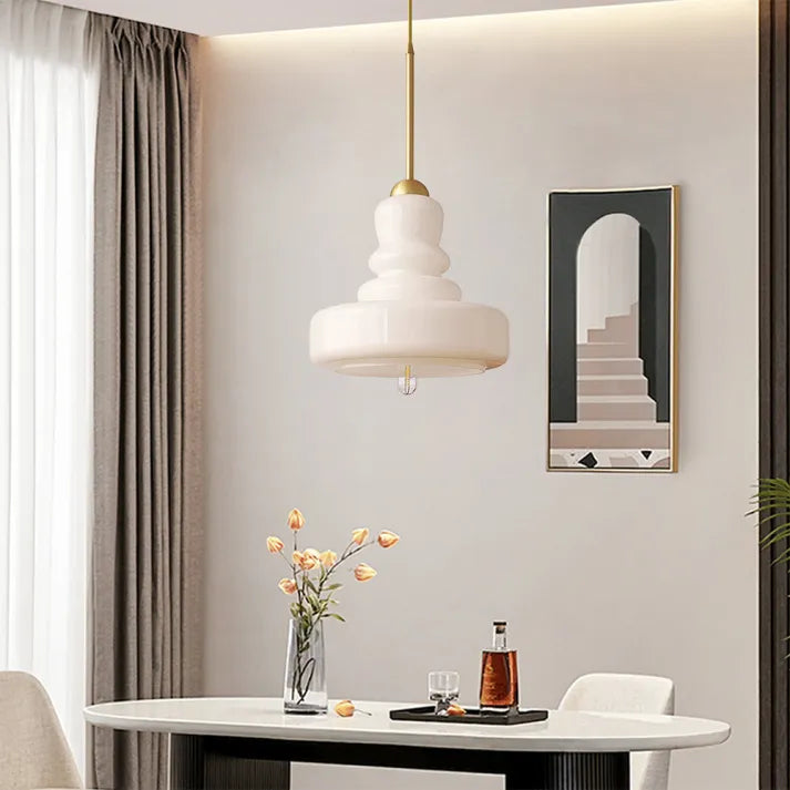 VerreCylindre Plafondlamp - Luxe Glazen Hanglamp met Modern Design