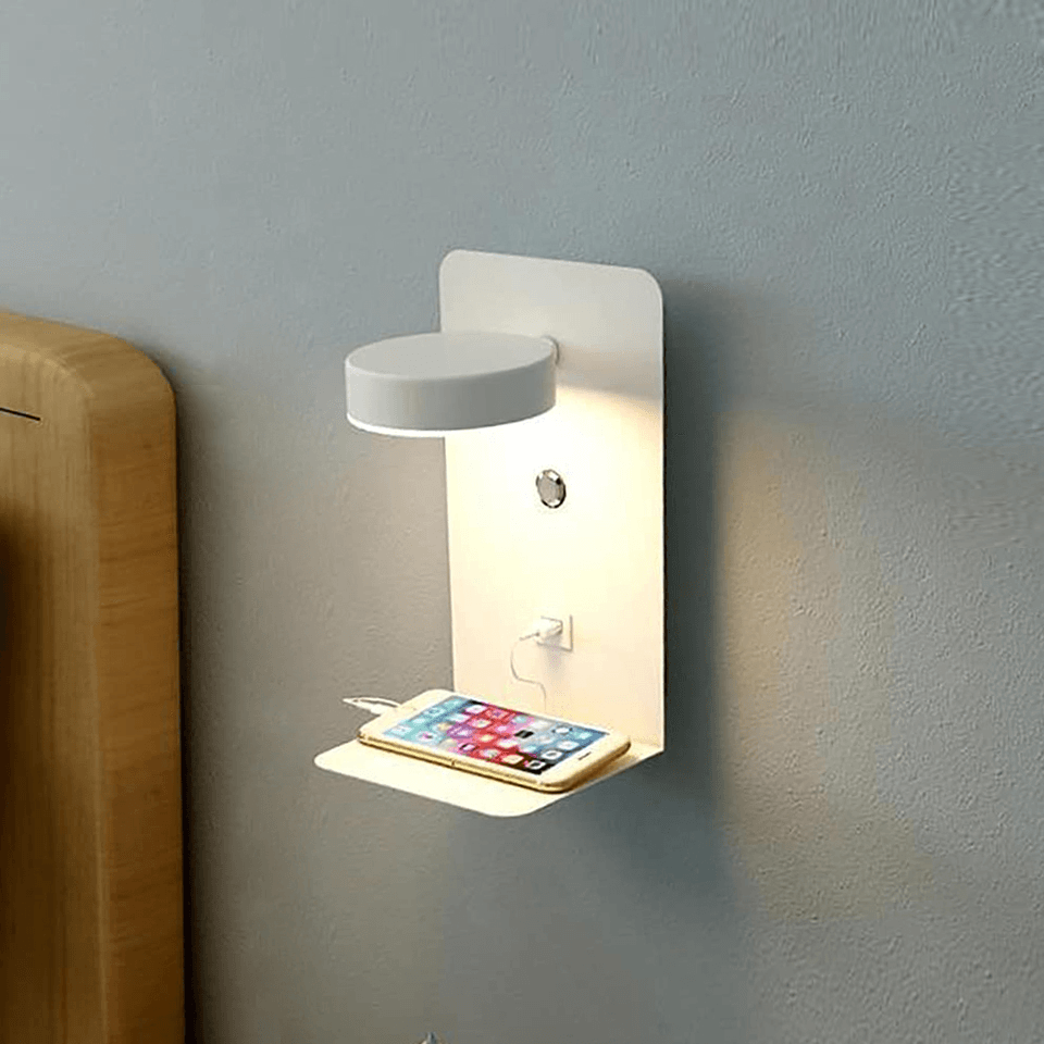 GlowUp Light Station – Moderne Lamp en Oplaadstation