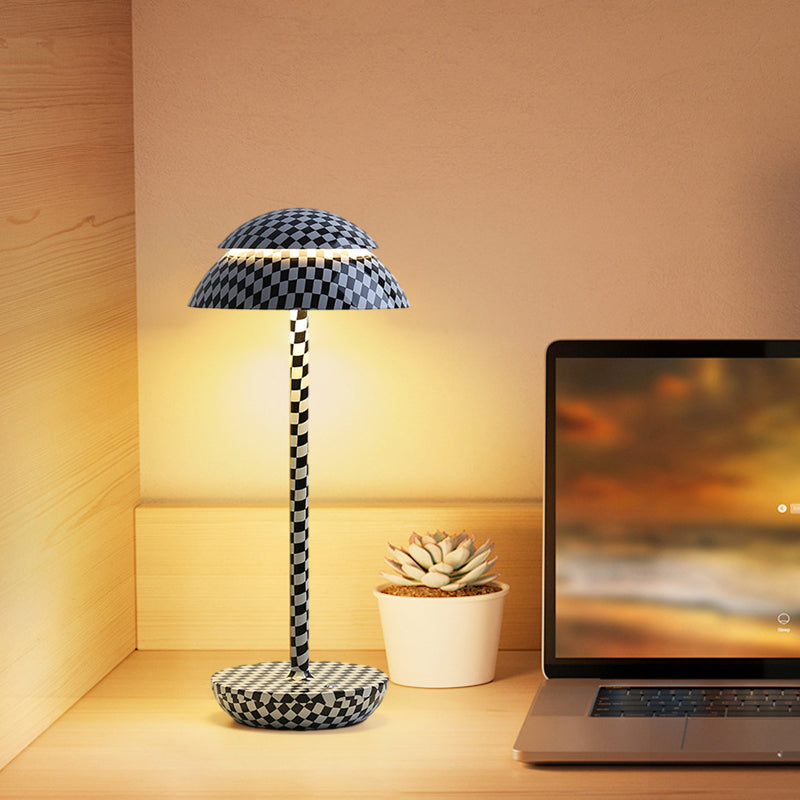 Aurelia Noire - Oplaadbare Draadloze Tafellamp met Ingebouwde LED-verlichting en Batterij