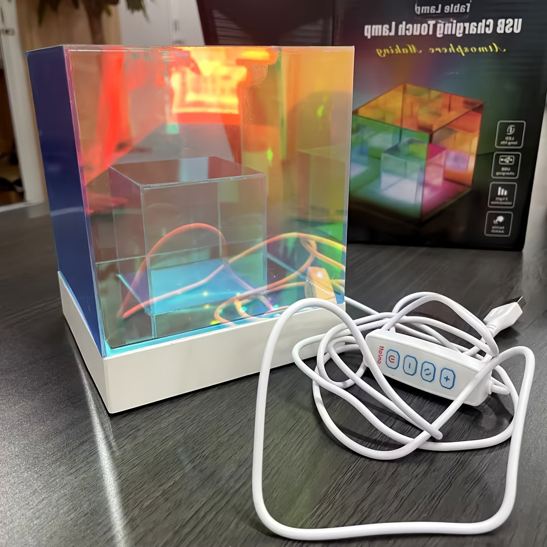 LumiSky - Verstelbare Sterrenhemel Tafellamp Geometrisch