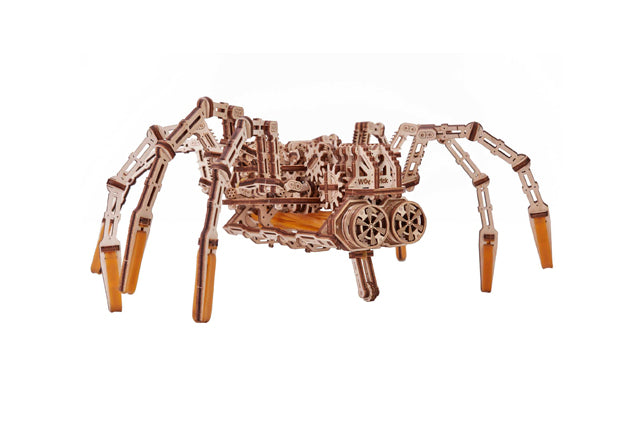 WoodCraft Spider Puzzle - 3D Mechanisch Model