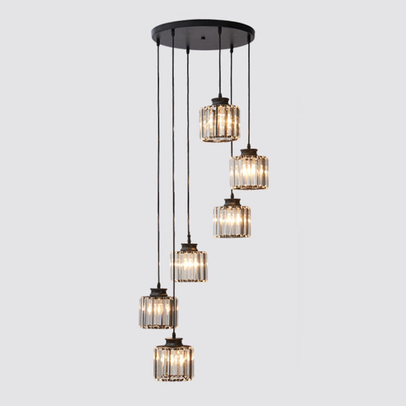 LumiDrum Pendant – Luxe Kristallen Hanglamp voor Modern Interieur