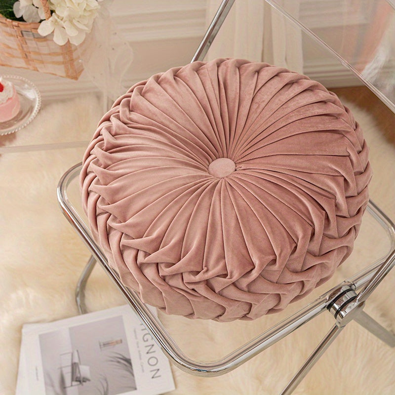 VelvetPumpkin Cushion - Luxe Pluche Kussen voor Comfort