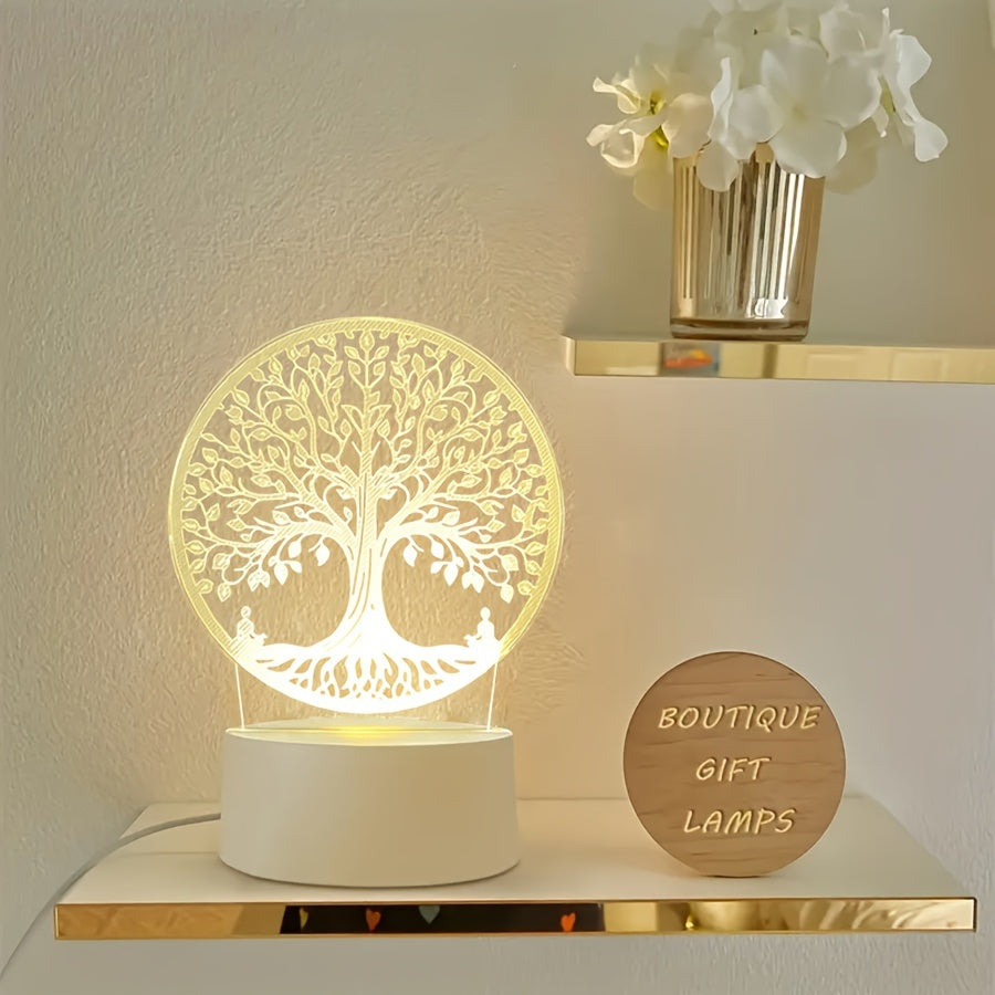 GlowTree Lamp - 3D Acryl Nachtlamp USB