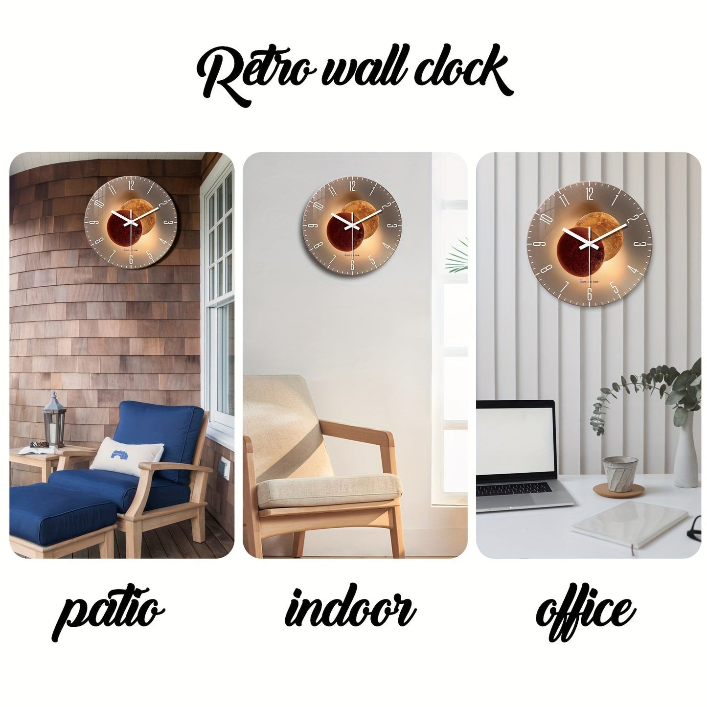 CosmicLight Clock – Design Wandklok met Planetenthema