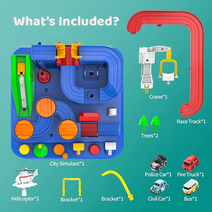 RescueTrack Adventure Set – Educatief Peuterspeelgoed