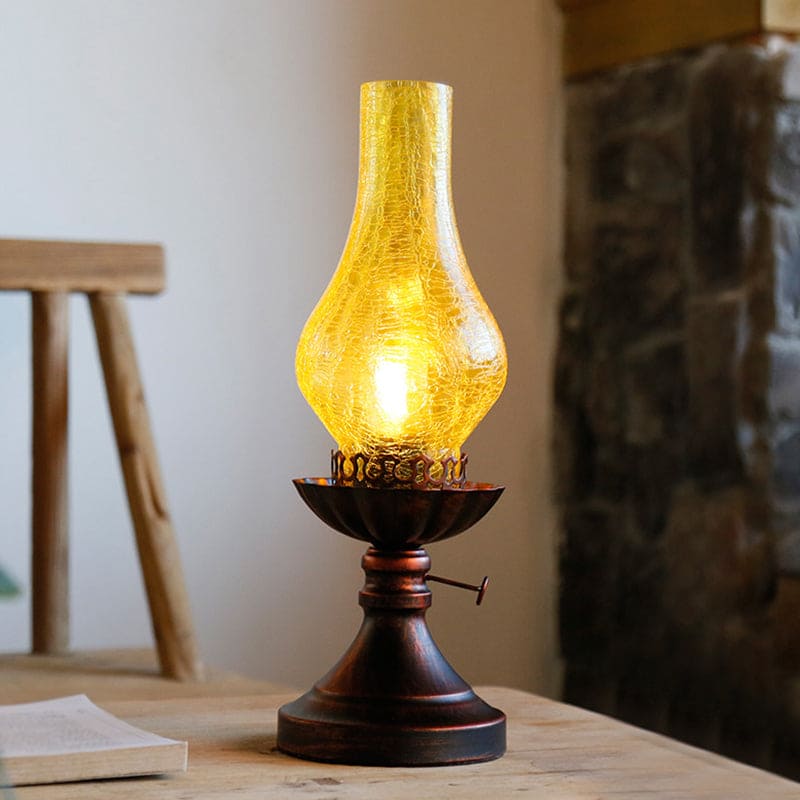 GlowThijs – Retro Sfeerlamp van Craykle Glas