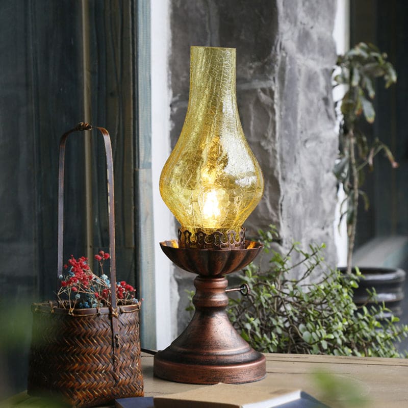 GlowThijs – Retro Sfeerlamp van Craykle Glas