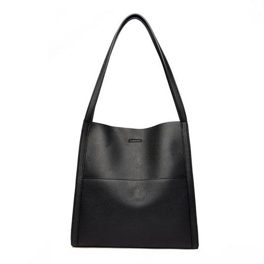 LuxeCarry - Elegante Leren Schoudertas voor Dames