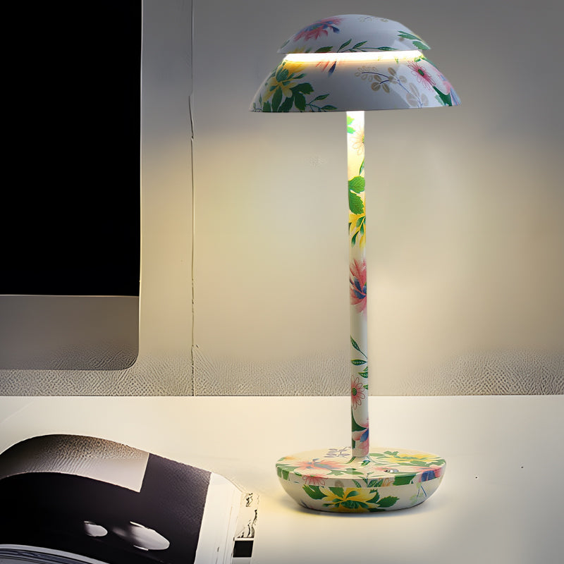 Aurelia Noire - Oplaadbare Draadloze Tafellamp met Ingebouwde LED-verlichting en Batterij