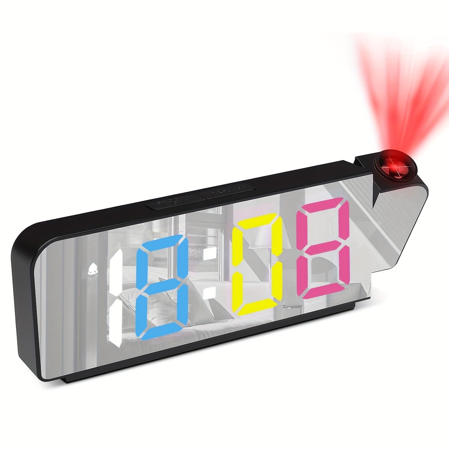 ProjectTime – Stijlvolle Digitale LED Wecker met Spiegel