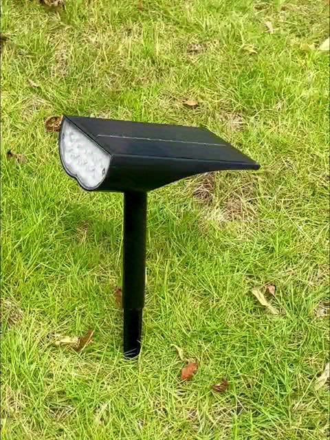 SolarGlow – 9 LED Tuinspotlampen voor Buiten