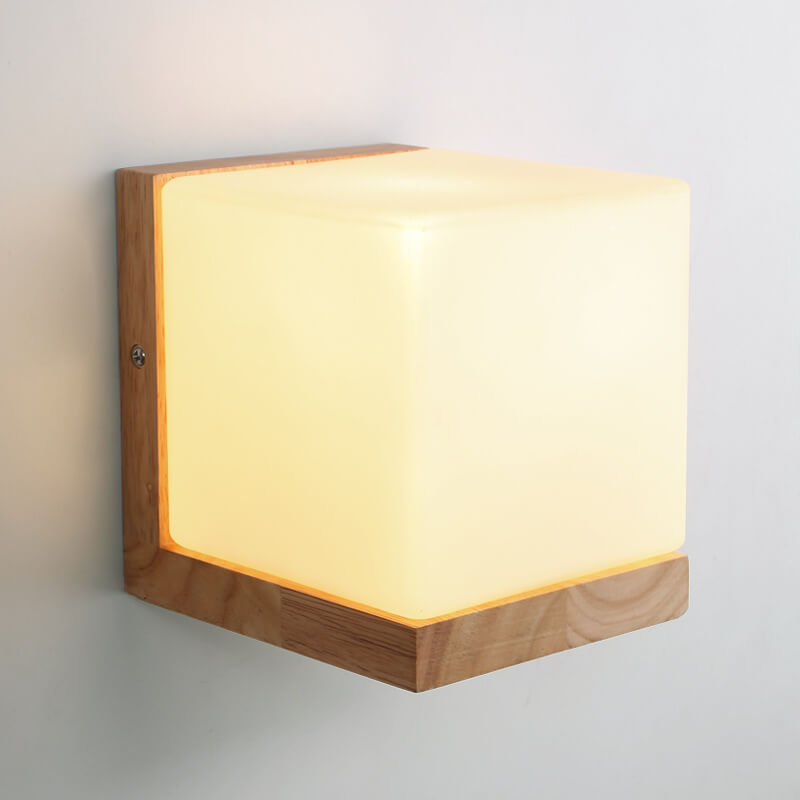 EcoChic Kubus Wandlamp – Duurzaam & Modern Design