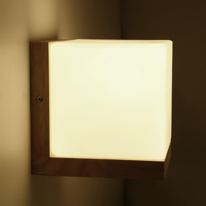 EcoChic Kubus Wandlamp – Duurzaam & Modern Design