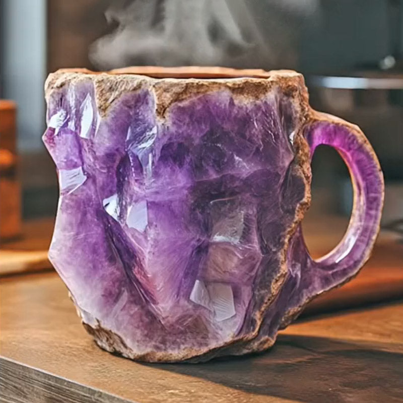 CrystalBrew - Luxe Kristallen Koffiemok voor Thuis