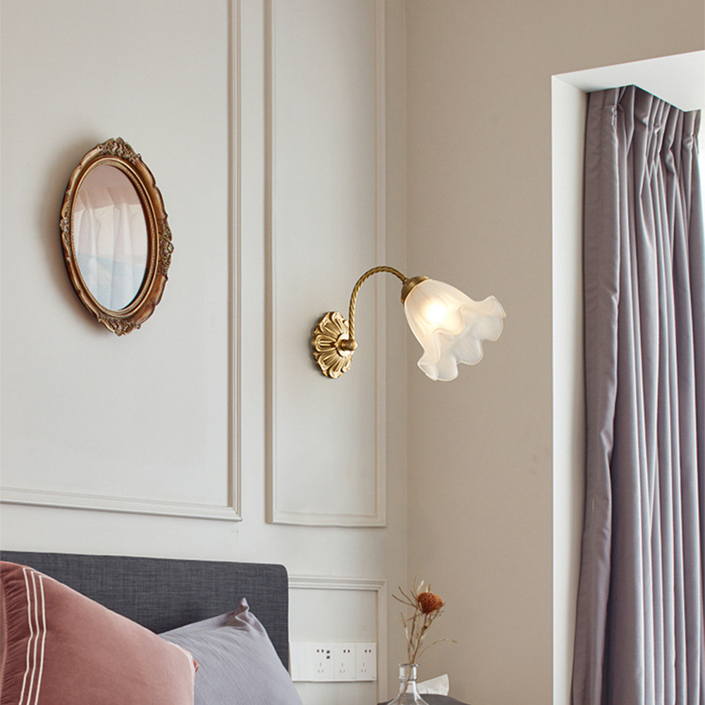 VintageGlow – Retro Glazen Wandlamp voor Sfeer