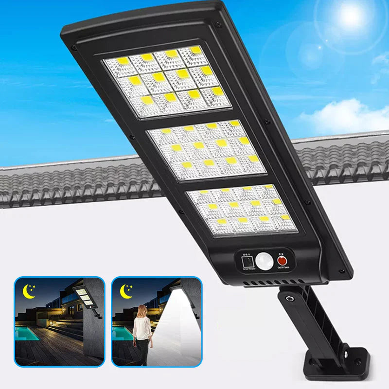 Draadloze LED Solar Beveiligingslamp - 100% Zonne-energie!