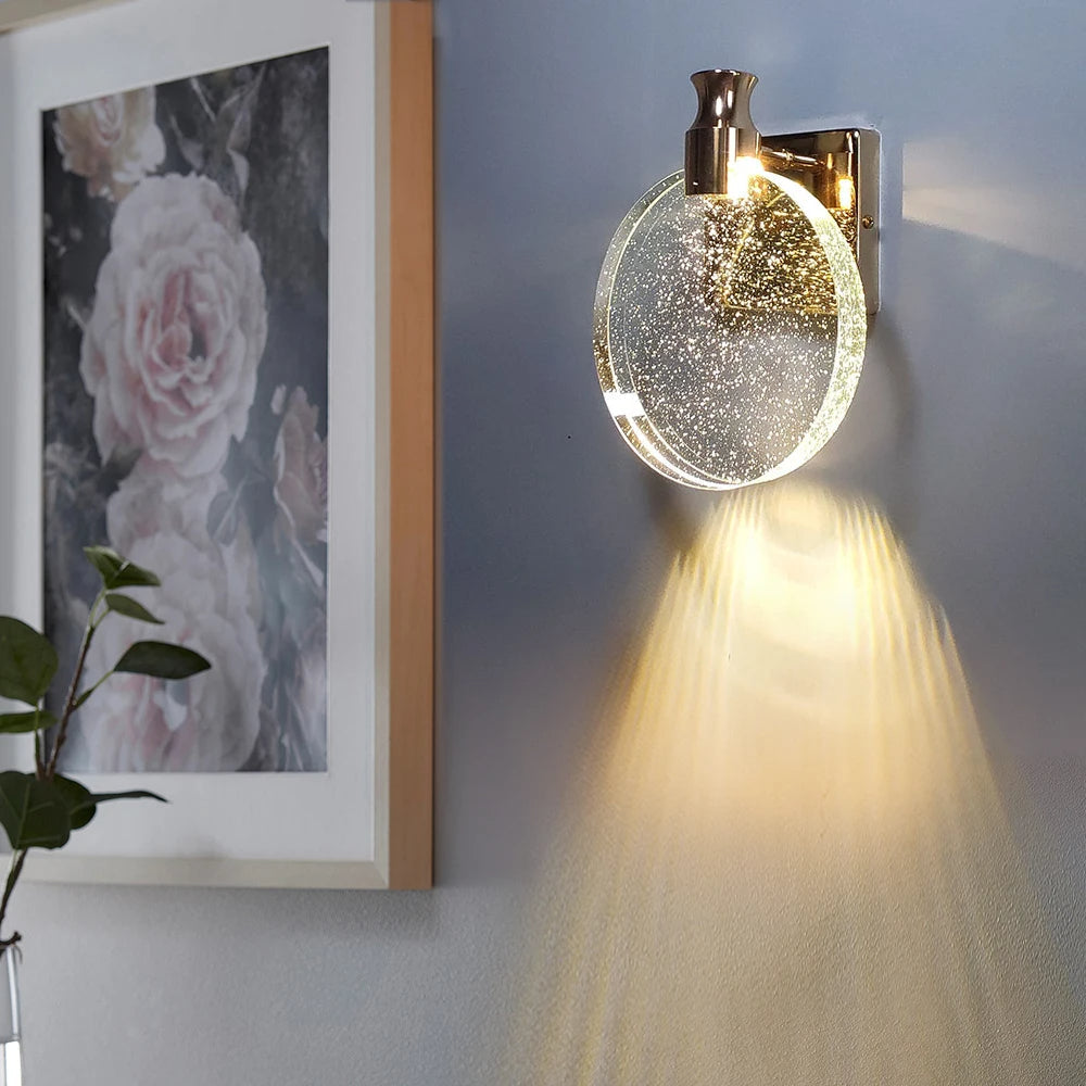 LumièreCéleste – Elegante Gouden Wandlamp voor Sfeervolle Interieurs