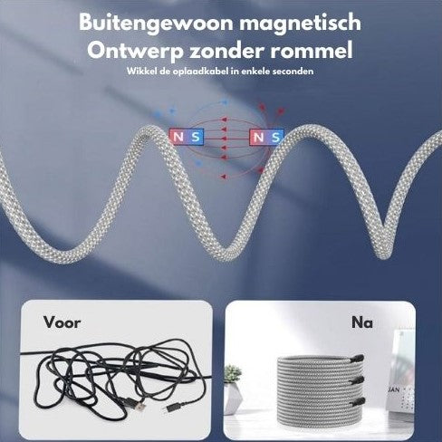 SnapConnect Cable – Flexibele Magnetische Oplaadkabel