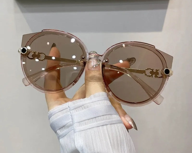 Patty Eyewear - Retro Ronde Zonnebril Vintage Style