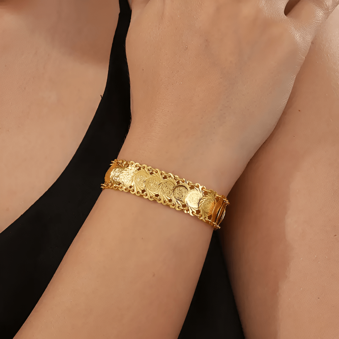 Aurielle Bracelet – Elegante Gouden Armband voor Dames
