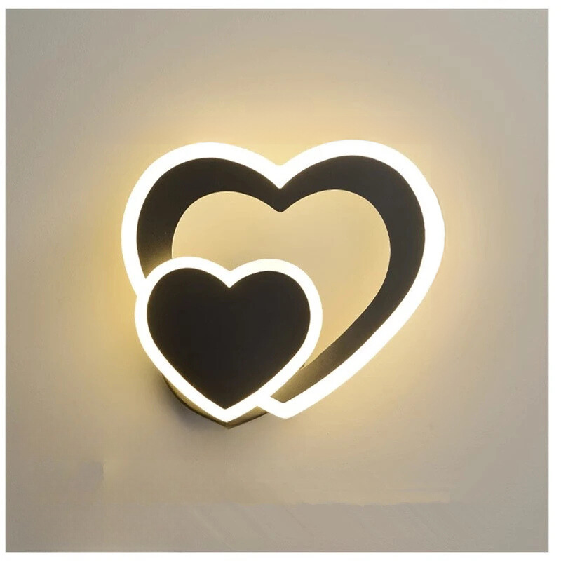 HeartGlow Wall Lamp - Moderne LED Verlichting
