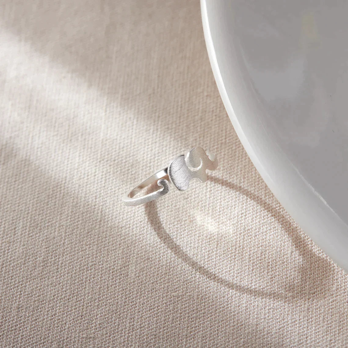 SilverCraft Olifantring - Verstelbaar en Charmant