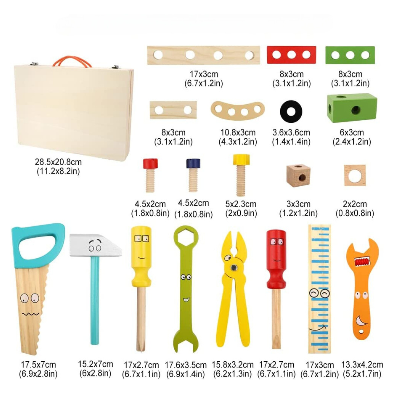 MakerBox - Creatieve Houten Bouwset voor Kids