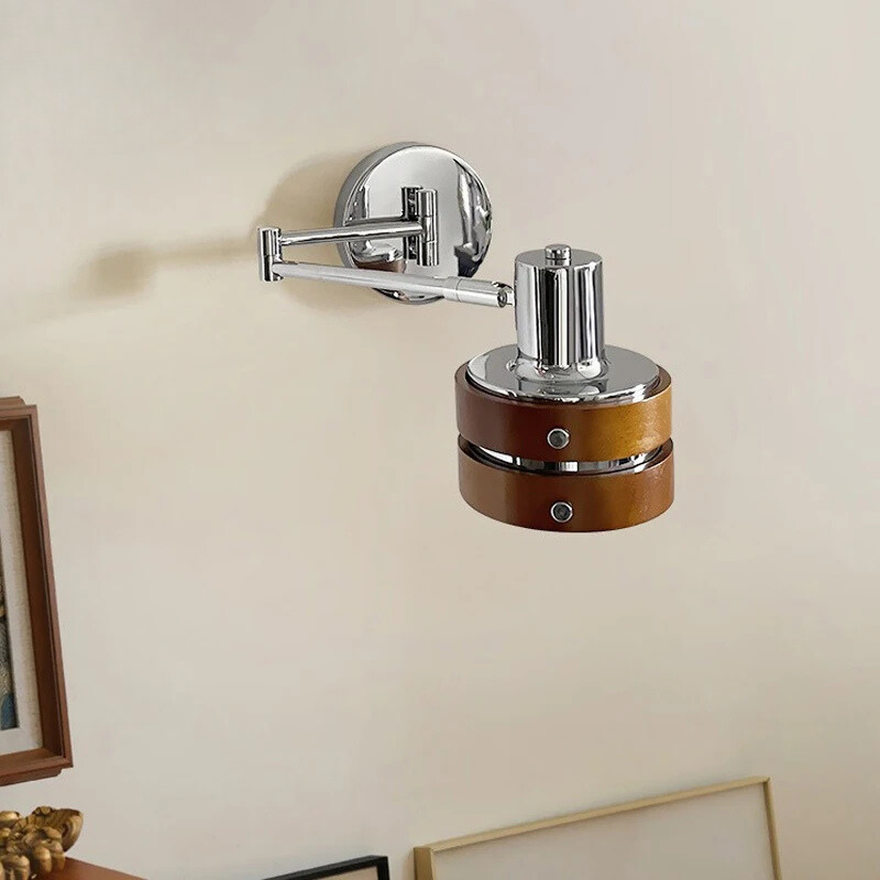 TelescopicLamp – Verstelbare Retro Bedlamp met Leesfunctie