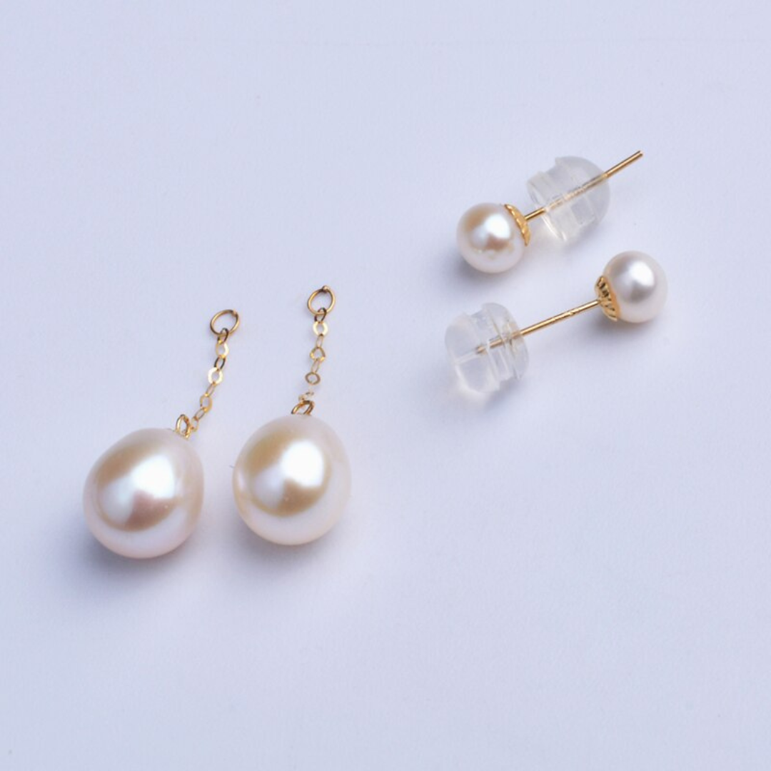 Isolde Pearl Earrings – Elegante Luxe Accessoires