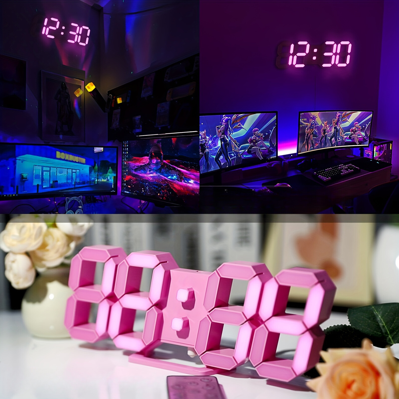 LuxTime – Stijlvolle Digitale LED Wekker met Dimming