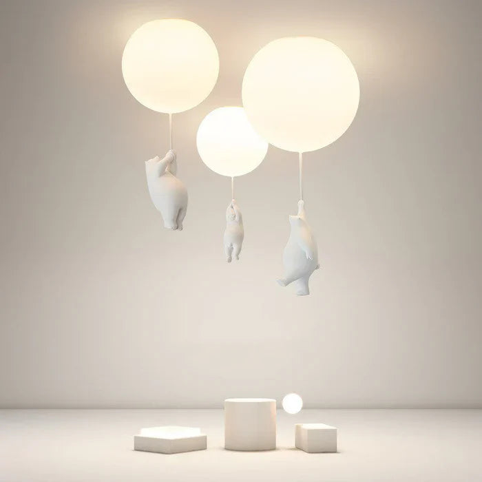 CloudBear – Speelse Kinderplafondlamp met Ballon