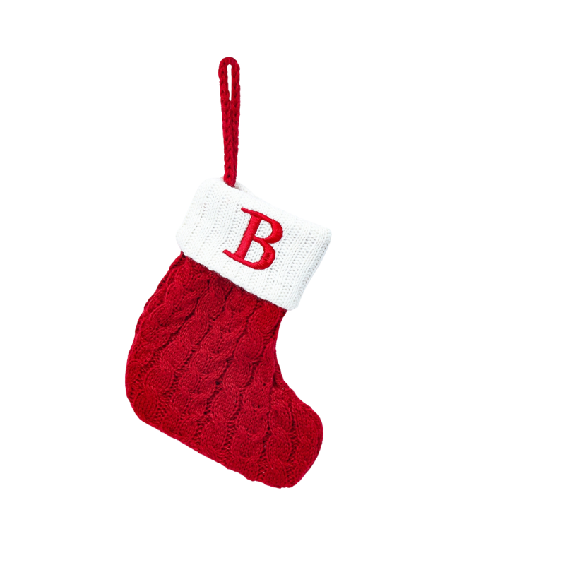 Snowflake Kerst Sokken - Feestelijke Gebreide Kerst Decoraties