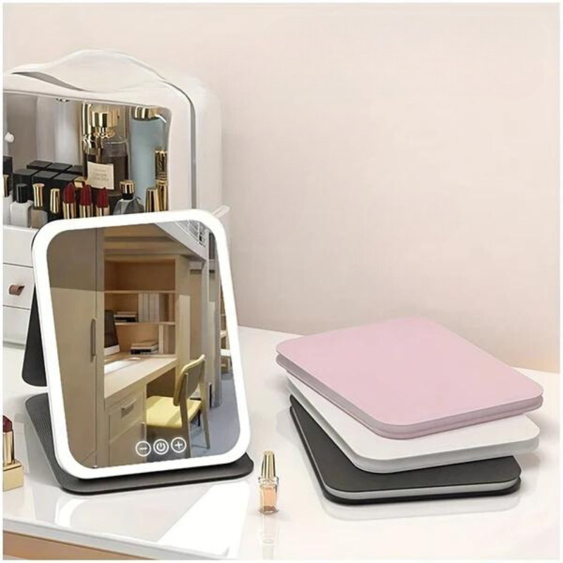 GlowMirror – LED Make-up Spiegel met USB-oplading