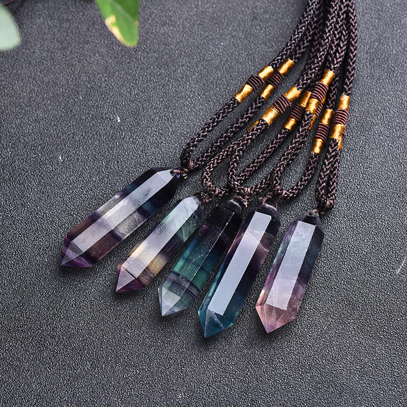 Amethist Healing Crystal Necklace - Lyra Collection