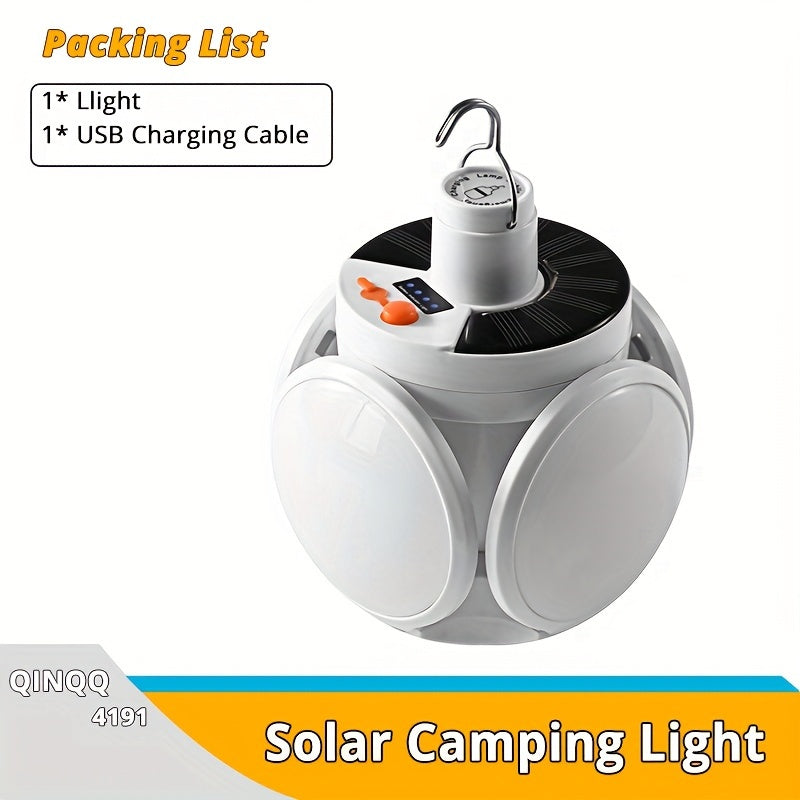 SolarFold Lamp - Draagbare Oplaadbare LED Kamperverlichting